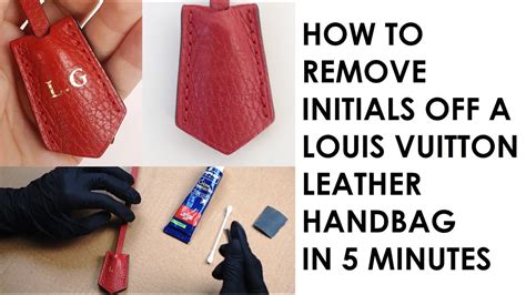 can monogram be removed from louis vuitton|How To Remove Initials Off a Louis Vuitton Leather Bag In 5.